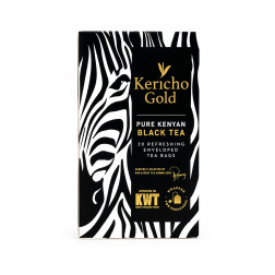 Kericho  Gold Pure Kenyan Black Tea 40g [20 Refreshing Enveloped Tea Bags]