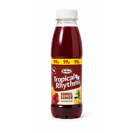 Tropical Rhythms Sorrel Ginger 330ml PET by Grace