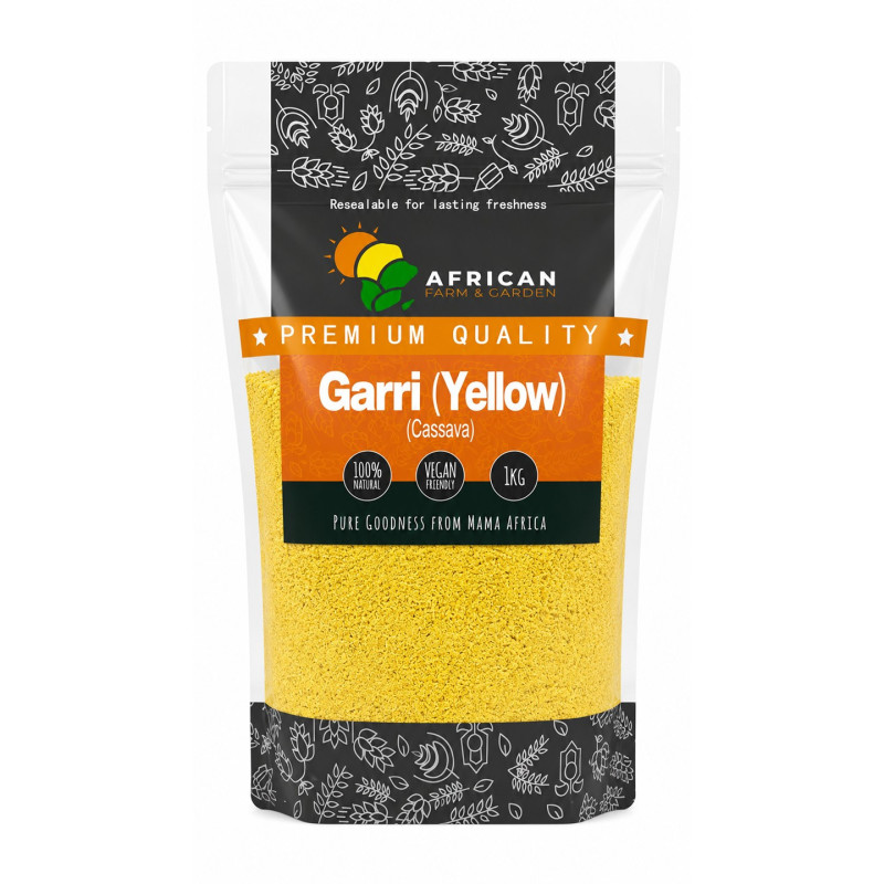 Yellow Garri 1kg by African Farm & Gardens (AFG) Yellow Garri 1kg by African Farm & Gardens (AFG)