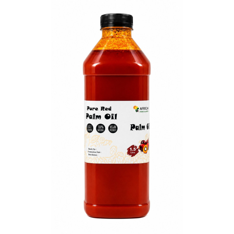 Pure Red Palm Oil 1.5Litre by African Farm & Gardens (AFG) Pure Red Palm Oil 1.5Litre by African Farm & Gardens (AFG)