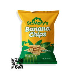 St Mary's Banana Chips Original 142g - Delivered in UAE by OJAMEA.COM