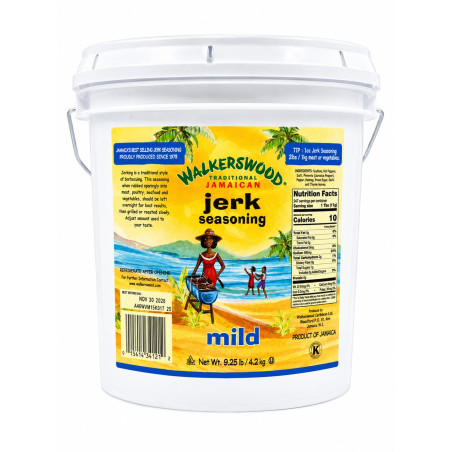 Walkerswood  Jamaican Jerk Seasoning  Mild 4.2kg Bucket - Dubai by OJAMEA.COM