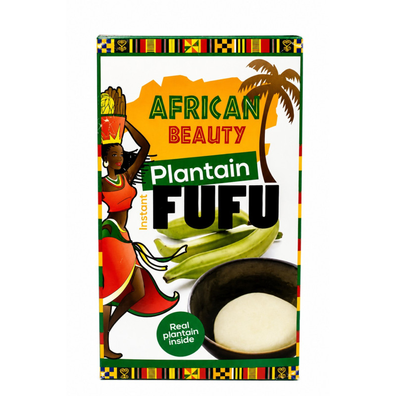 African Beauty Plantain Fufu 681g Africa's Finest Plantain Fufu 600g