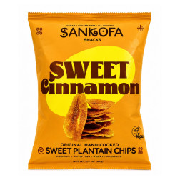 Sankofa Snacks Sweet Cinnamon Plantain Chips 50g