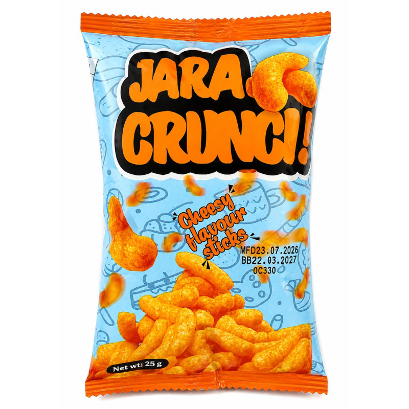 Jara Crunch Cheesy Flavour Sticks 20g- Delivered in Dubai & UAE by OJAMEA.COM