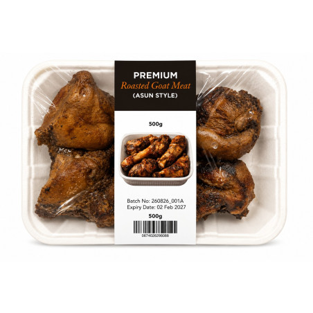 Premium Roasted Goat Meat [Asun Style] 360G By African Butchers - Delivered in Dubai by OJAMEA.COM