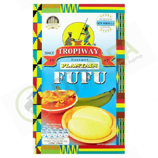 Plantain fufu flour...