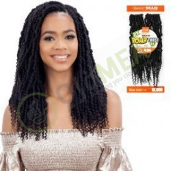 Model Model Synthetic Hair Crochet Braids Glance 3x Wavy Feathered