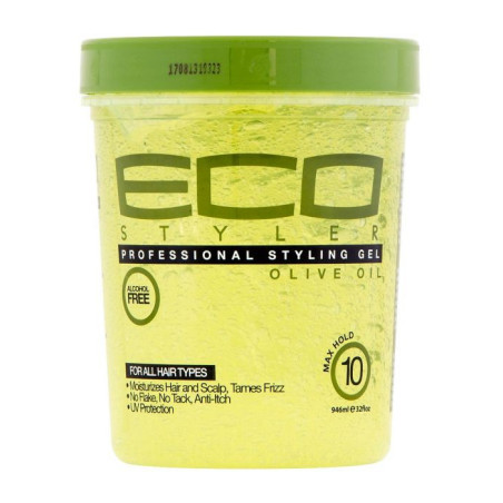 Eco Style Olive Oil styling gel is made with 100% pure olive oil.  ...