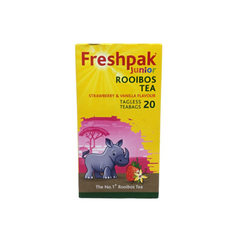 Rooibos kids teabags FreshPack junior strawbeery  and vanilla