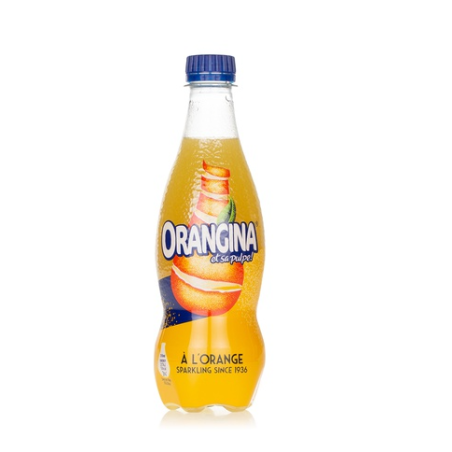 Orangina 420ml offers a taste sensation that stands out in its uniq...