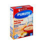 purity baby cereal with milk banana and blueberry 200g