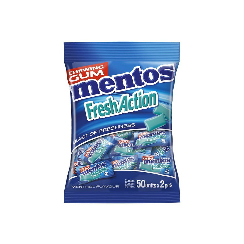 Mentos Fresh Action Cherry Mint 50S