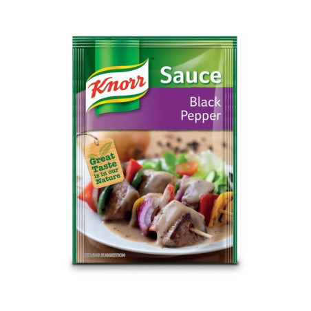 knorr black pepper sauce sachet