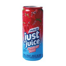 just juice strawberry cherry can 330ml