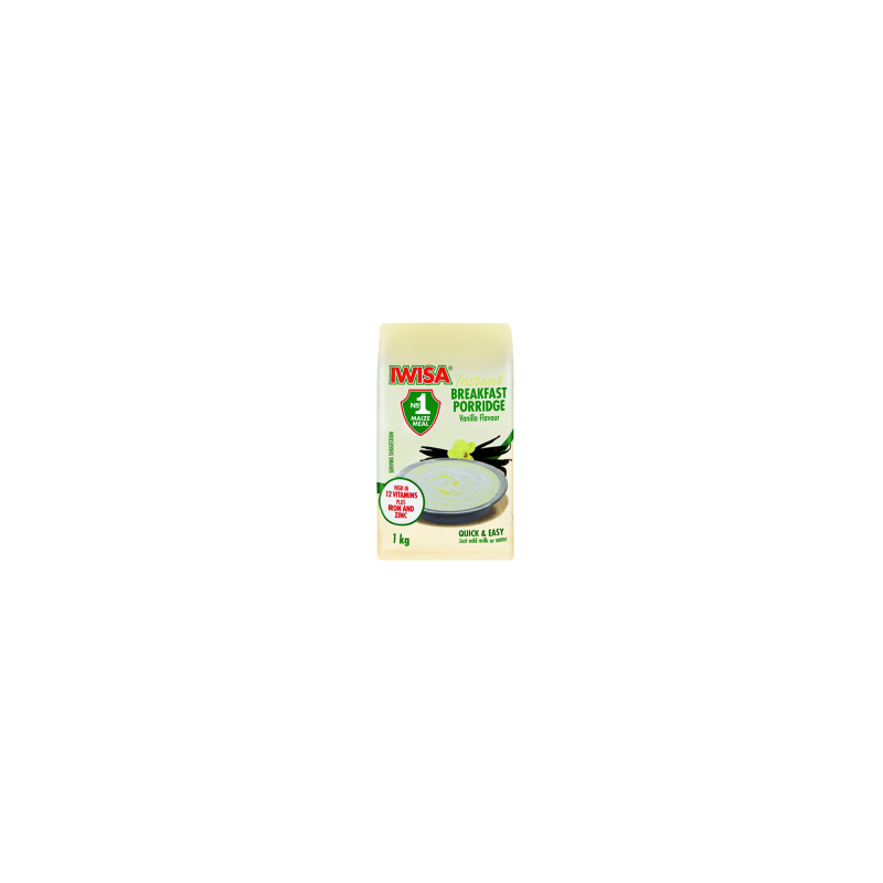 Iwisa Instant Porridge 1Kg Vanilla
