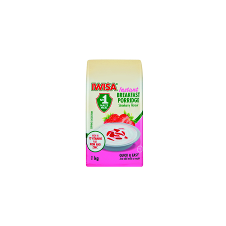 Iwisa Instant Porridge 1Kg Strawberry
