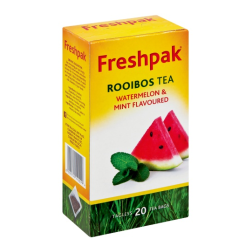 freshpak rooibos tea watermelon and mint 20s