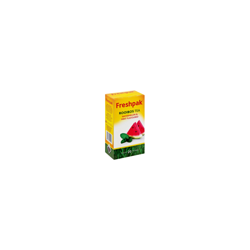 freshpak rooibos tea watermelon and mint 20s