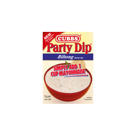 cubbs party dip biltong 15g