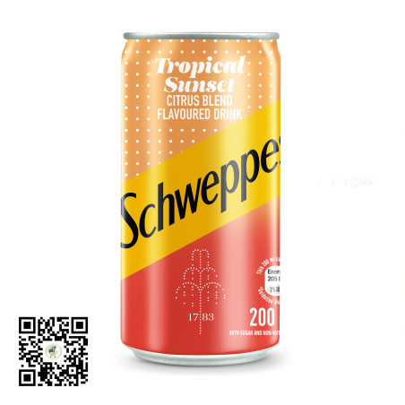 Schweppes Tropical Sunset Can 330ml