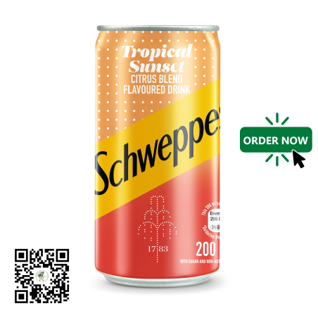 Schweppes Tropical Sunset Can 330ml