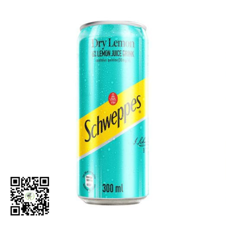 Schweppes Dry Lemon Can 300ml