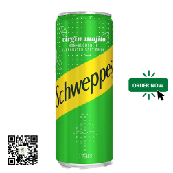 The refreshing burst of minty zest with the Schweppes Virgin Mojito...