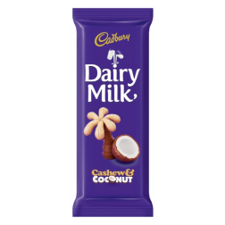 cadbury coconut and cashew slab 80g