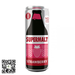 Supermalt Strawberry 330ml, UK - Delivered in Dubai & UAE by OJAMEA.COM