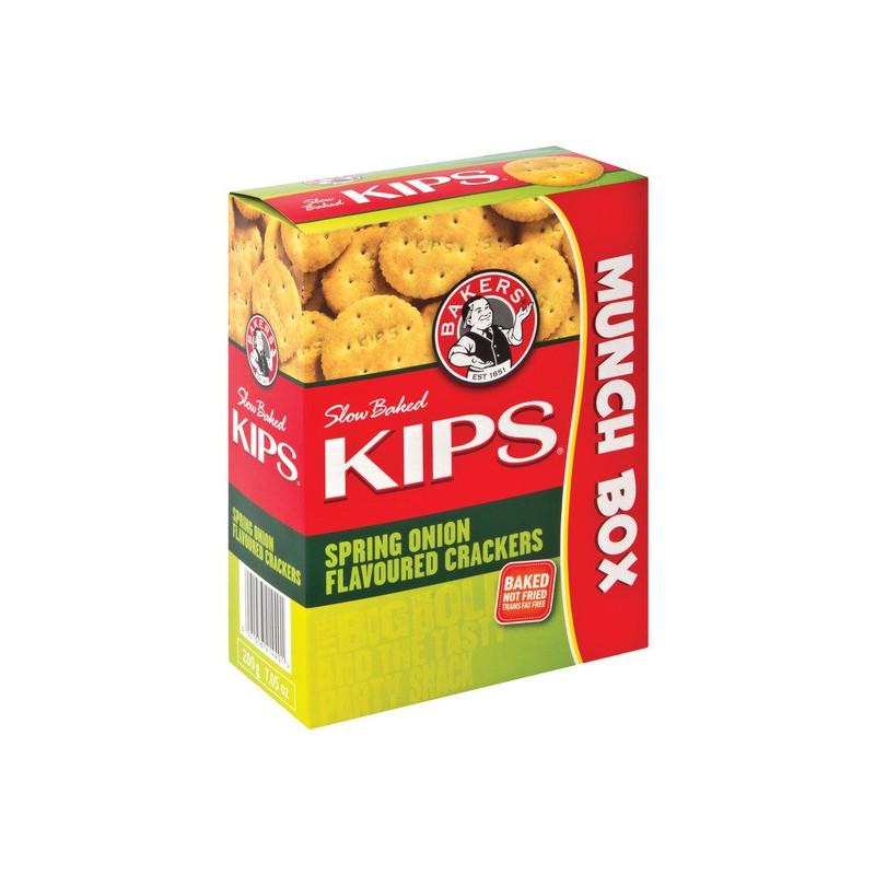 bakers kips spring onion crackers