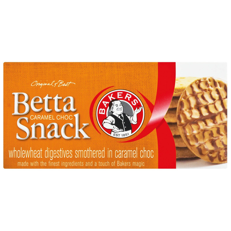 bakers beta snack caramel 200g