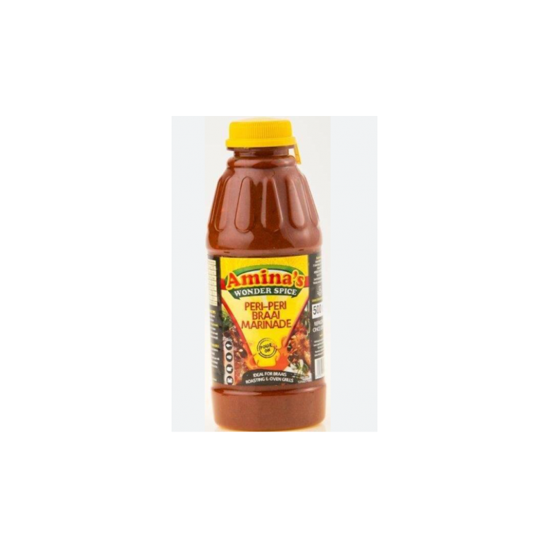 AMINA'S - PERI PERI BRAAI MARINADE - 500ML
