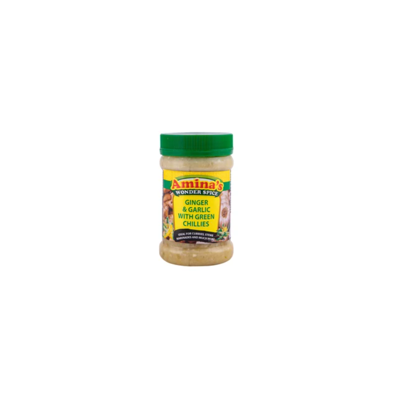 AMINA'S - GINGER & GARLIC GREEN - 300G