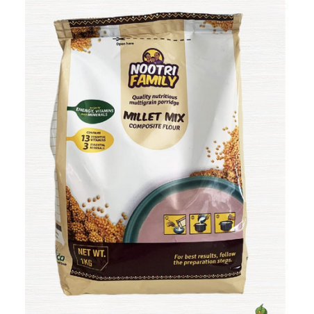 Nootri Family Millet Mix is enriched with essential vitamins and mi...