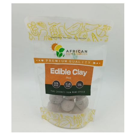 Edible Clay (Nzu) 100g by African Farm & Gardens (AFG)