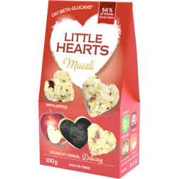 Enjoy our delicious muesli snacks! Great tasting, heart-shaped bite...
