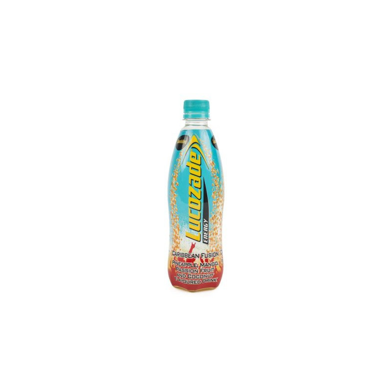 Lucozade Caribbean Fusion Pineapple, Mango, Passion Fruit and Coconut Flavoured Drink