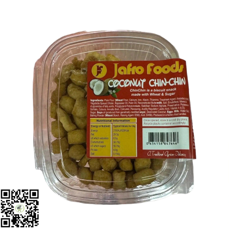 Jafro Foods Coconut Chin-Chin Red 160g - Delivered in Dubai & UAE