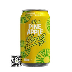 Ting Pineapple Drink 330ml Can UK Import | Delivered in Dubai by OJAMEA.COM